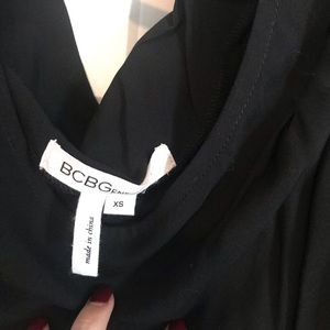 BCBG black mini dress